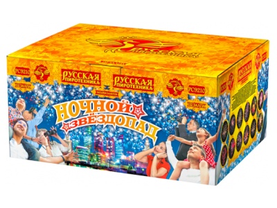 Ночной звездопад Комбинированный Фейерверк купить в Тамбове | tambov.salutsklad.ru