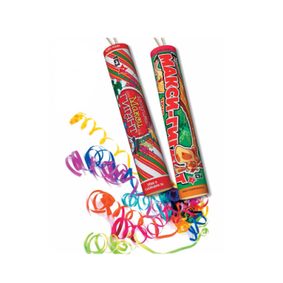 Макси-Гигант с серпантином Хлопушки купить в Тамбове | tambov.salutsklad.ru