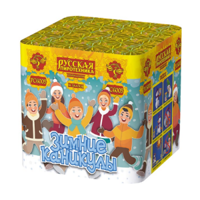 Зимние каникулы 36 Батарея салютов купить в Тамбове | tambov.salutsklad.ru