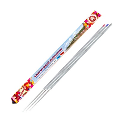 Триколор 400 мм. Бенгальские огни цветные купить в Тамбове | tambov.salutsklad.ru