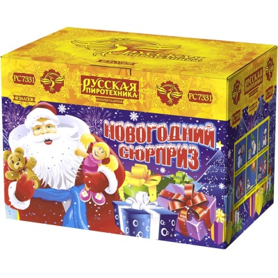 Новогодний сюрприз New Батарея салютов купить в Тамбове | tambov.salutsklad.ru