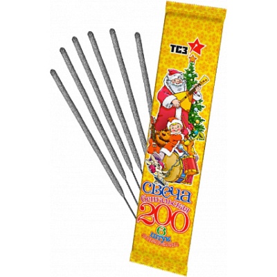 200 мм. Бенгальские огни купить в Тамбове | tambov.salutsklad.ru