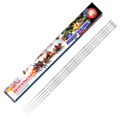 Новогодние 400-4 мм. Бенгальские огни купить в Тамбове | tambov.salutsklad.ru