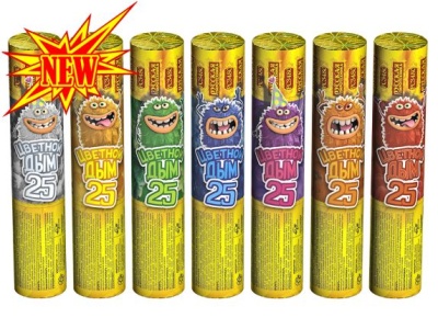 Цветной дым 25 Цветной дым купить в Тамбове | tambov.salutsklad.ru