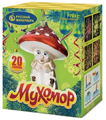 Мухомор Батарея салютов купить в Тамбове | tambov.salutsklad.ru